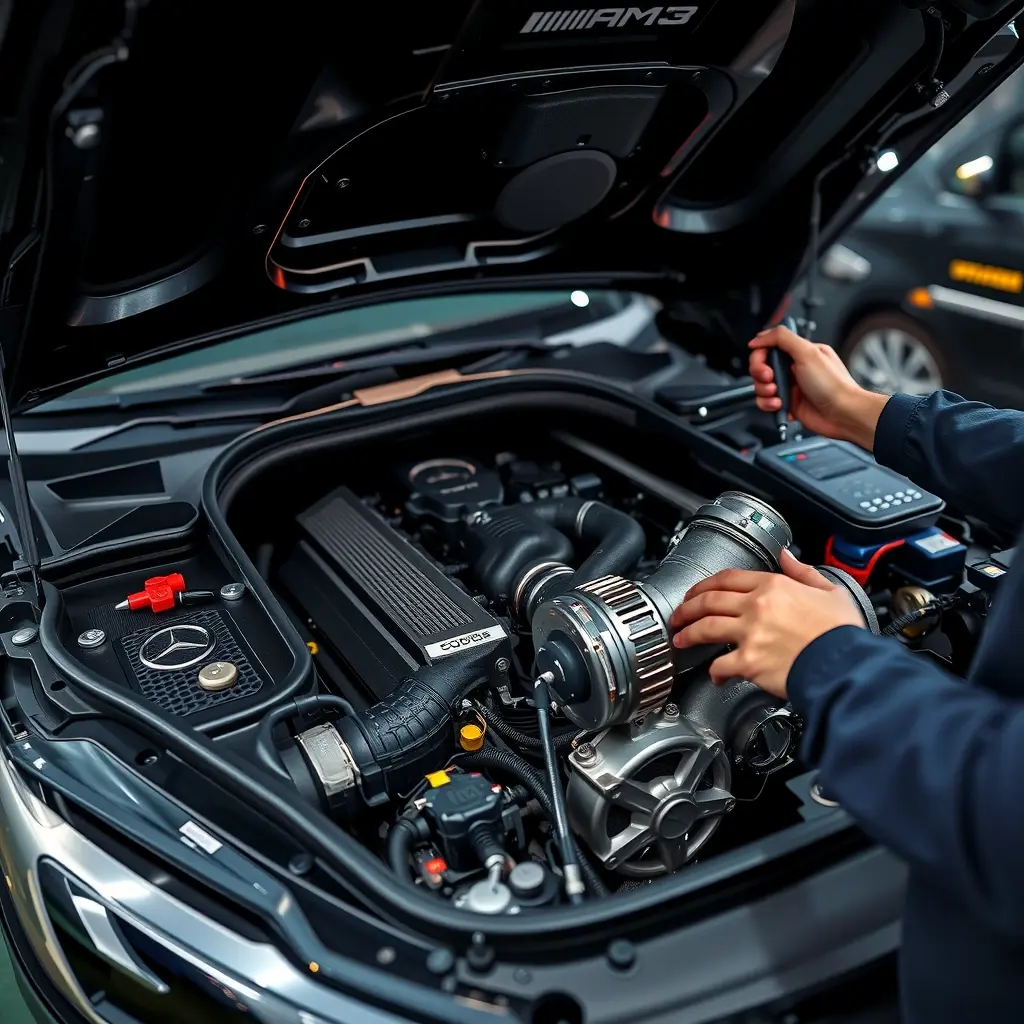 Ремонт двигателя Mercedes-Benz C 43 AMG 2.0 Turbo MHEV 408 л.с. (2022–н.в.)