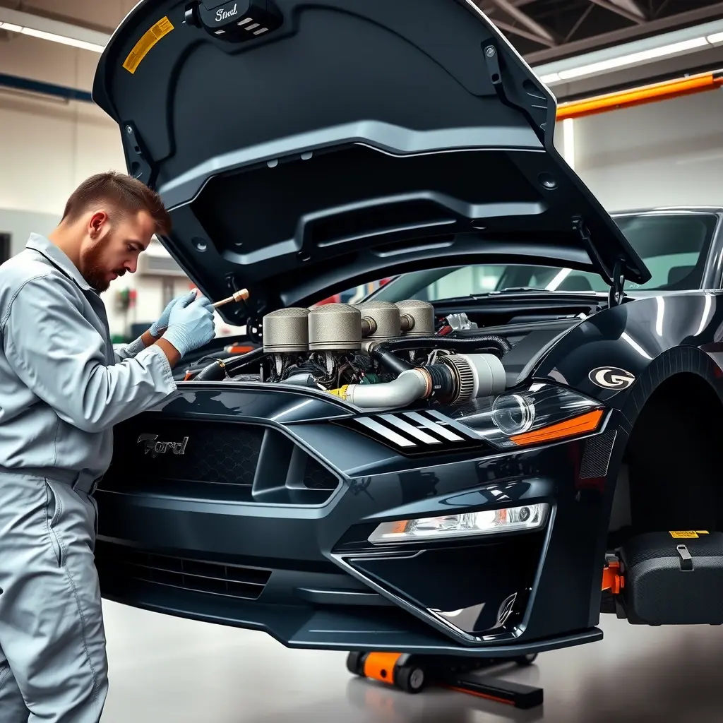 Ремонт двигателя Ford Mustang GT 5.0 V8 500 л.с. (2024–н.в.)