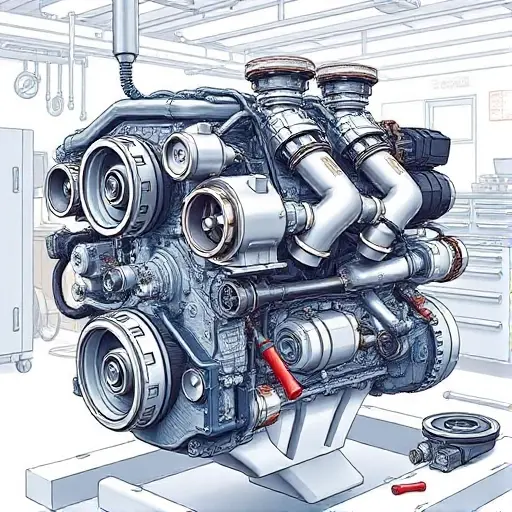Капитальный ремонт двигателя BAIC BJ80 3.0 V6 Twin Turbo 280 л.с. (2020–н.в.)