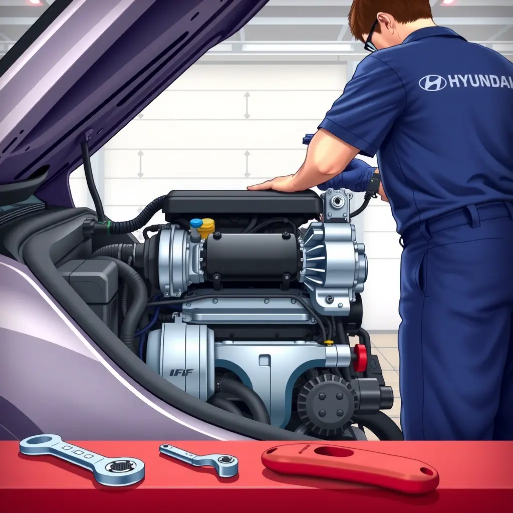Ремонт двигателя Hyundai Santa Fe 1.6 Hybrid 230 л.с. (2020–н.в.)