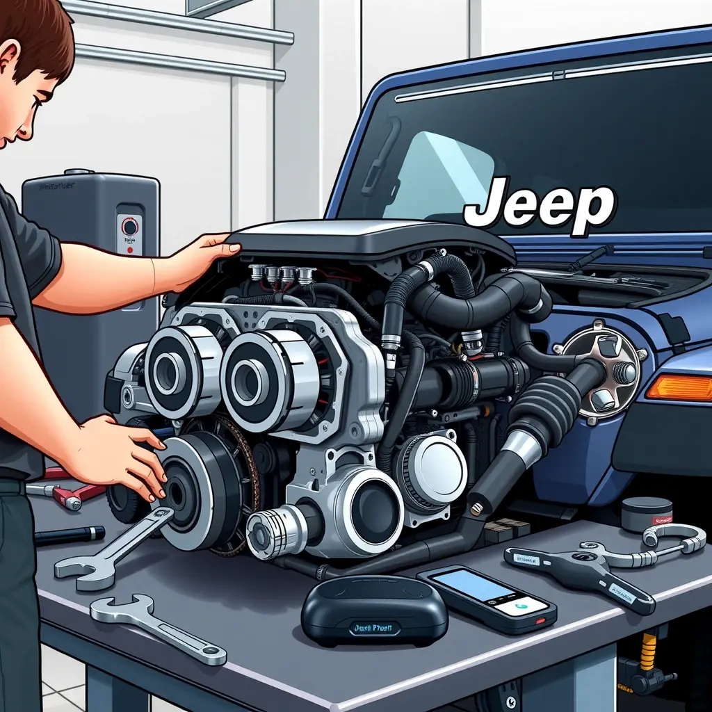 Ремонт двигателя Jeep Gladiator 3.6 V6 285 л.с. (2019–н.в.)