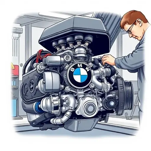 Ремонт двигателя BMW X1 2.0 L 306 л.с. (2022–н.в.)
