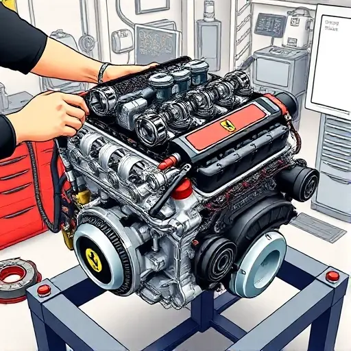 Ремонт двигателя Ferrari 458 Italia 4.5 V8 570 л.с. (2009–2015)